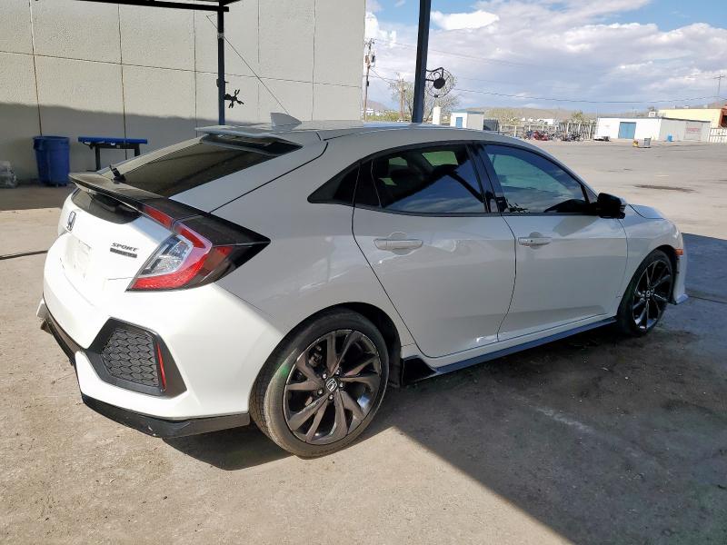 SHHFK7H91HU219593 - 2017 HONDA CIVIC SPORT TOURING თეთრი ფოტო 3