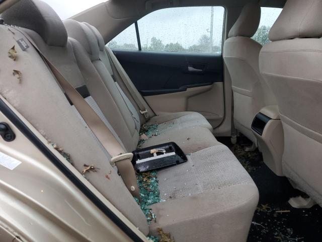 4T4BF1FK6CR164888 - 2012 TOYOTA CAMRY BASE TAN photo 10