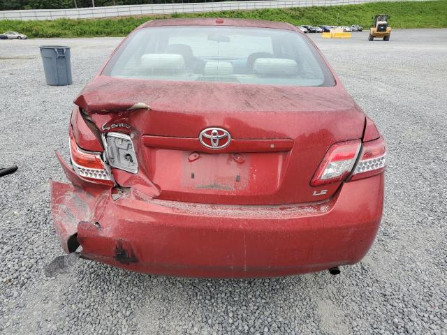 4T1BF3EK2AU535307 - 2010 TOYOTA CAMRY BASE RED photo 6