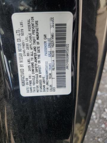 JNKCV66E99M724522 - 2009 INFINITI G37 BASE 黑色 照片 12