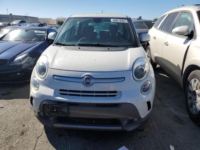 ZFBCFADH2EZ010472 - 2014 FIAT 500L TREKKING WHITE photo 5