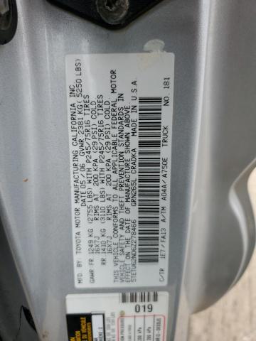 5TETU62N06Z278466 - 2006 TOYOTA TACOMA PRERUNNER ACCESS CAB SILVER photo 12