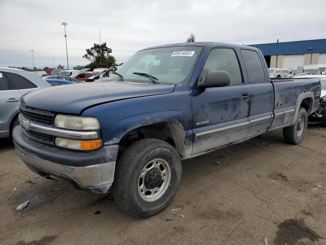 1GCGK29U0YE311114 - 2000 CHEVROLET SILVERADO K2500 BLUE photo 1