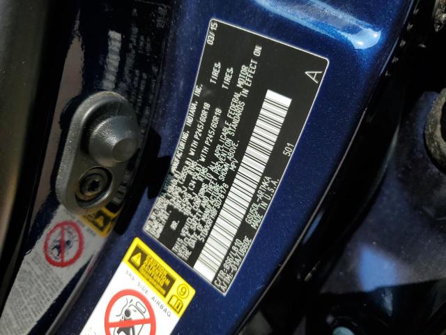 5TDKKRFH8FS078178 - 2015 TOYOTA HIGHLANDER XLE BLUE photo 14