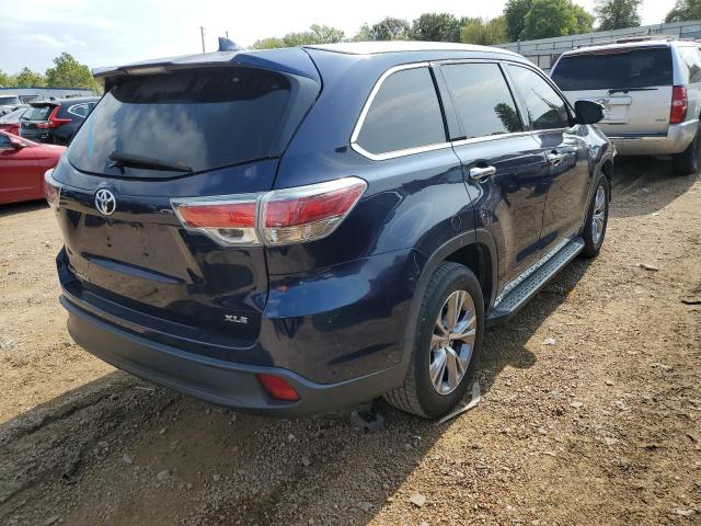 5TDKKRFH8FS078178 - 2015 TOYOTA HIGHLANDER XLE BLUE photo 3