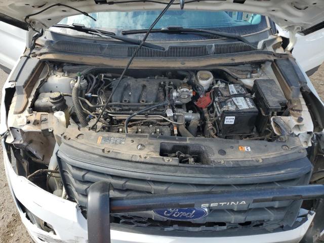 1FM5K8AR5JGA58122 - 2018 FORD EXPLORER POLICE INTERCEPTOR WHITE photo 11