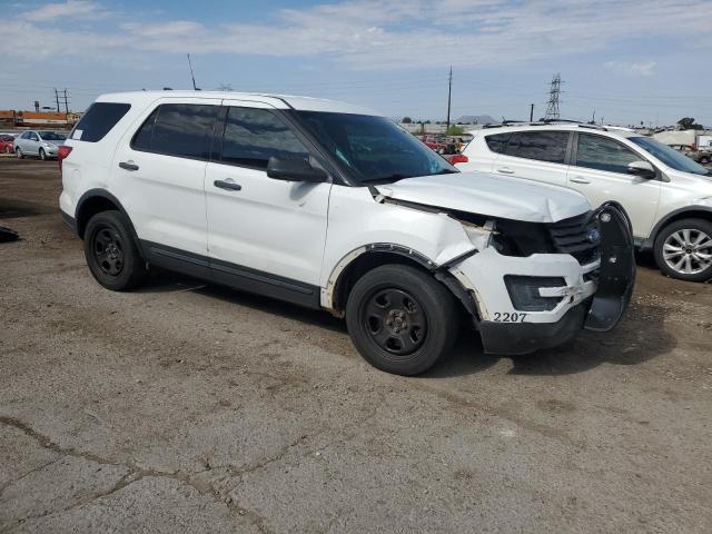 1FM5K8AR5JGA58122 - 2018 FORD EXPLORER POLICE INTERCEPTOR WHITE photo 4