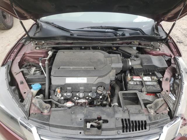 1HGCR3F82FA018599 - 2015 HONDA ACCORD EXL BURGUNDY photo 11