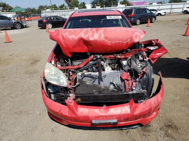 2T1KR32E45C367957 - 2005 TOYOTA COROLLA MA XR RED photo 5