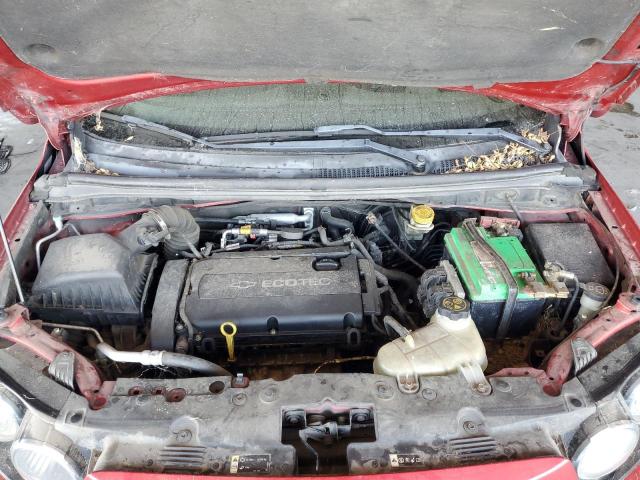 1G1JA5SH3C4112413 - 2012 CHEVROLET SONIC LS RED photo 11