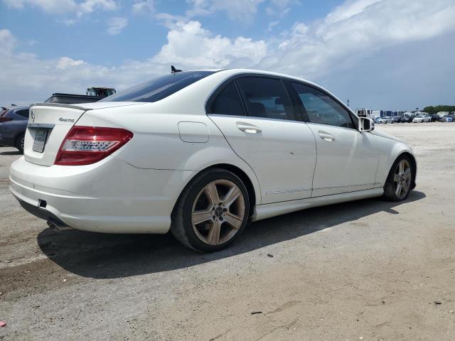 WDDGF8BB7AR108449 - 2010 MERCEDES-BENZ C 300 4MATIC WHITE photo 3