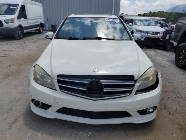 WDDGF8BB7AR108449 - 2010 MERCEDES-BENZ C 300 4MATIC WHITE photo 5