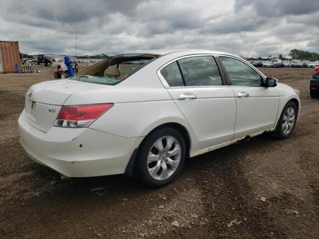 1HGCP36889A011215 - 2009 HONDA ACCORD EXL WHITE photo 3