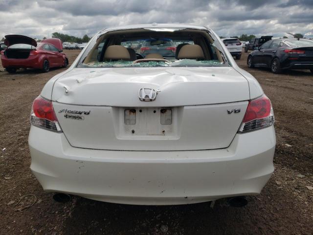 1HGCP36889A011215 - 2009 HONDA ACCORD EXL WHITE photo 6