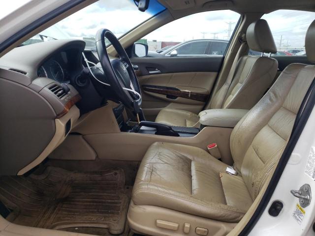 1HGCP36889A011215 - 2009 HONDA ACCORD EXL WHITE photo 7