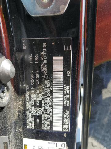 JTEBU5JR5F5263678 - 2015 TOYOTA 4RUNNER SR5/SR5 PREMIUM BLACK photo 12