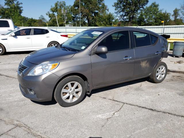 3N1CN7AP5CL927248 - 2012 NISSAN VERSA S GRAY photo 1