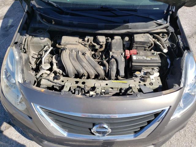 3N1CN7AP5CL927248 - 2012 NISSAN VERSA S GRAY photo 11