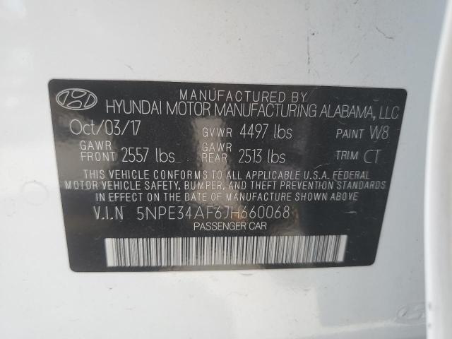 5NPE34AF6JH660068 - 2018 HYUNDAI SONATA SPORT Ağ foto 13