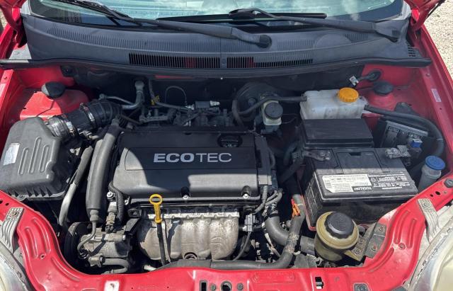 KL1TD5DE4AB048957 - 2010 CHEVROLET AVEO LS RED photo 7