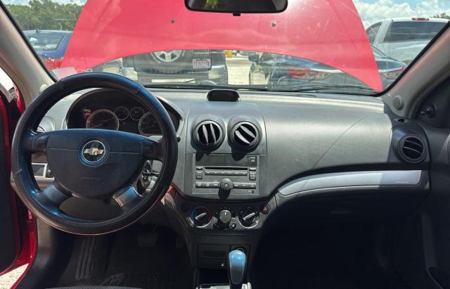 KL1TD5DE4AB048957 - 2010 CHEVROLET AVEO LS RED photo 9