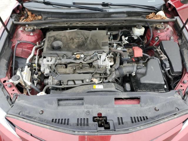 4T1B11HK7KU744462 - 2019 TOYOTA CAMRY L RED photo 11