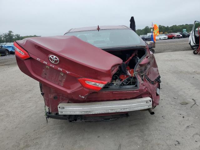 4T1B11HK7KU744462 - 2019 TOYOTA CAMRY L RED photo 6