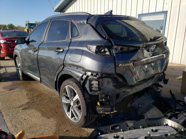 KM8K33A52LU414210 - 2020 HYUNDAI KONA LIMITED GRAY photo 2