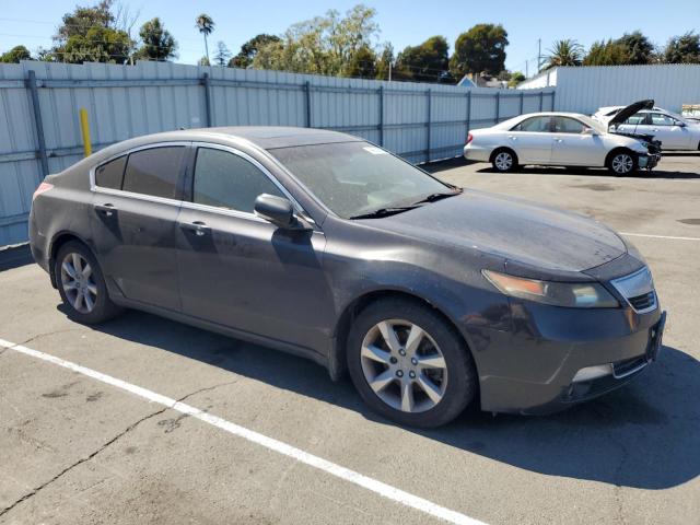 19UUA8F29CA029406 - 2012 ACURA TL GRAY photo 4