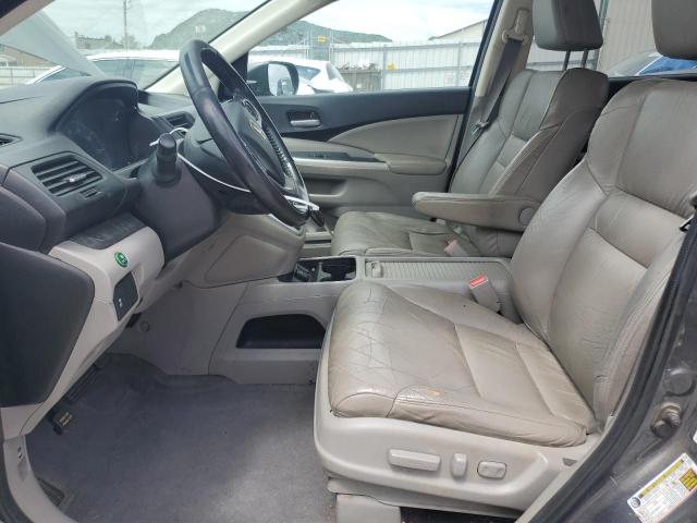 5J6RM3H74CL014284 - 2012 HONDA CR-V EXL SILVER photo 7