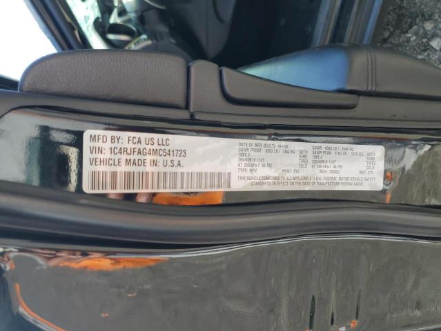 1C4RJFAG4MC541723 - 2021 JEEP GRAND CHER LAREDO BLACK photo 13