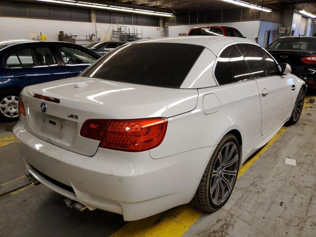 WBSDX9C51DE786045 - 2013 BMW M3 WHITE photo 3