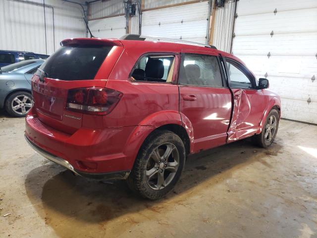 3C4PDCGB4FT727598 - 2015 DODGE JOURNEY CROSSROAD RED photo 3