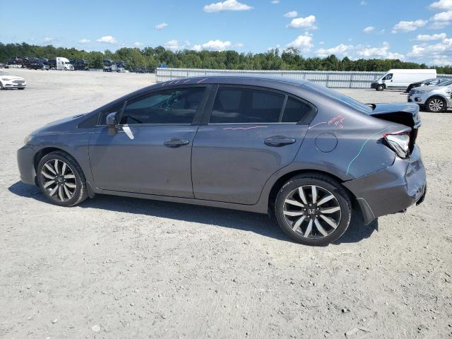 2HGFB2F99FH512089 - 2015 HONDA CIVIC EXL GRAY photo 2