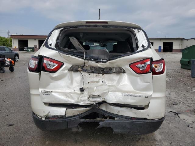 1GNKVGKD5FJ284254 - 2015 CHEVROLET TRAVERSE LT WHITE photo 6