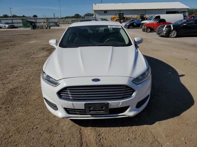 3FA6P0HD7ER210993 - 2014 FORD FUSION SE WHITE photo 5