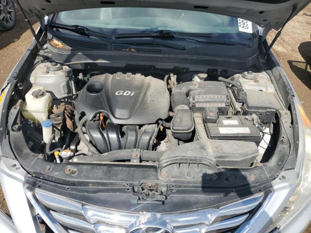 5NPEC4AC4DH669183 - 2013 HYUNDAI SONATA SE SILVER photo 11
