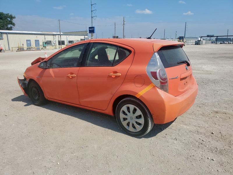 JTDKDTB33C1019310 - 2012 TOYOTA PRIUS C Pomarańczowy zdjęcie 2