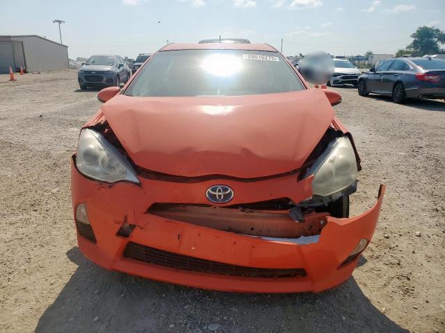 JTDKDTB33C1019310 - 2012 TOYOTA PRIUS C Pomarańczowy zdjęcie 5