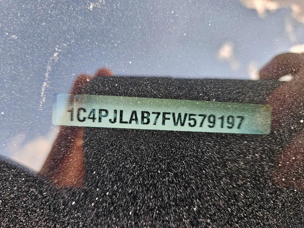 1C4PJLAB7FW579197 - 2015 JEEP CHEROKEE SPORT BLACK photo 14