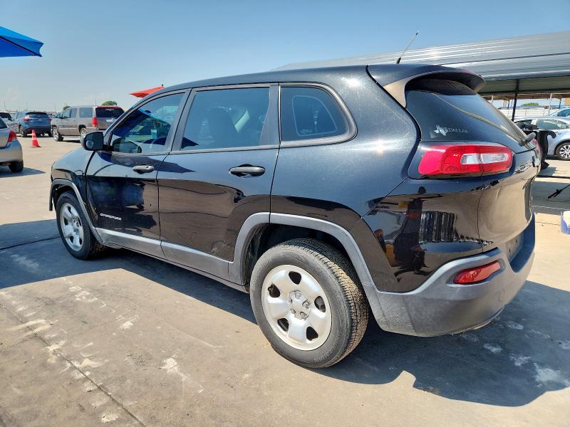 1C4PJLAB7FW579197 - 2015 JEEP CHEROKEE SPORT BLACK photo 2