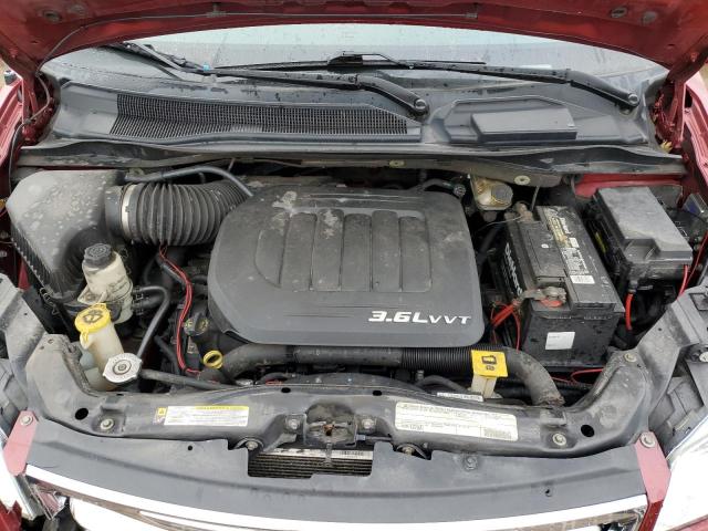 2A4RR5DG5BR750885 - 2011 CHRYSLER TOWN & COU TOURING 红色 照片 11