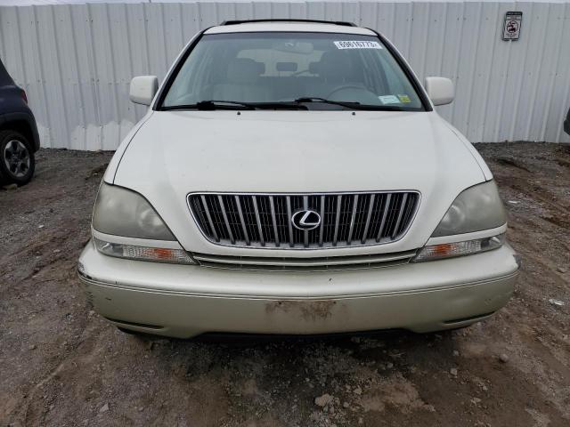 JT6HF10U3Y0115527 - 2000 LEXUS RX 300 WHITE photo 5