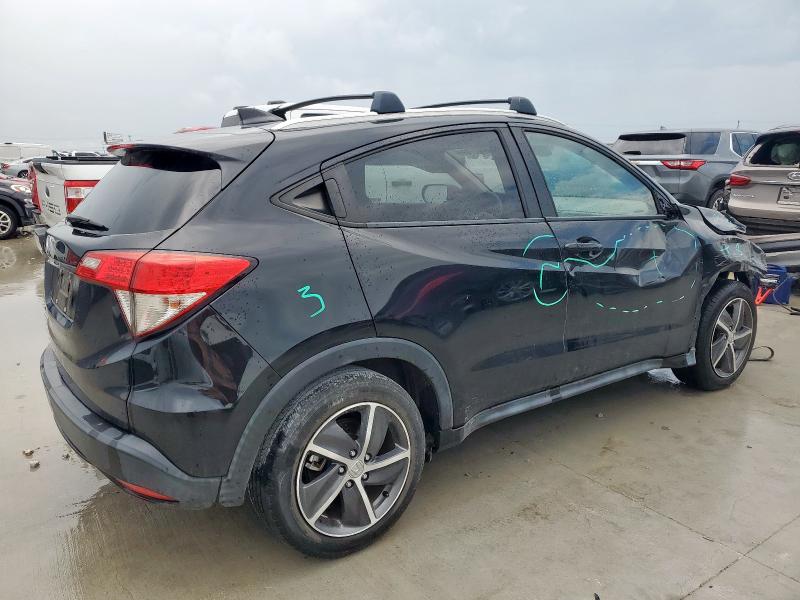 3CZRU5H70NM708449 - 2022 HONDA HR-V EXL Schwarz Foto 3