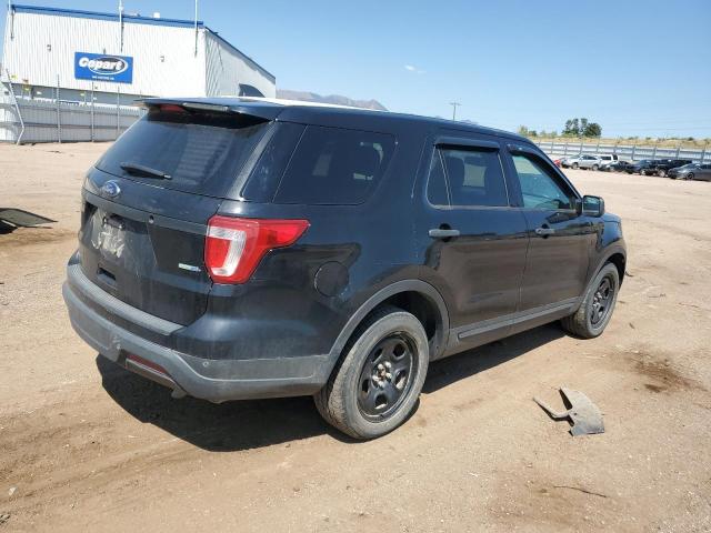 1FM5K8AR7JGB68962 - 2018 FORD EXPLORER POLICE INTERCEPTOR Սև լուսանկար 3