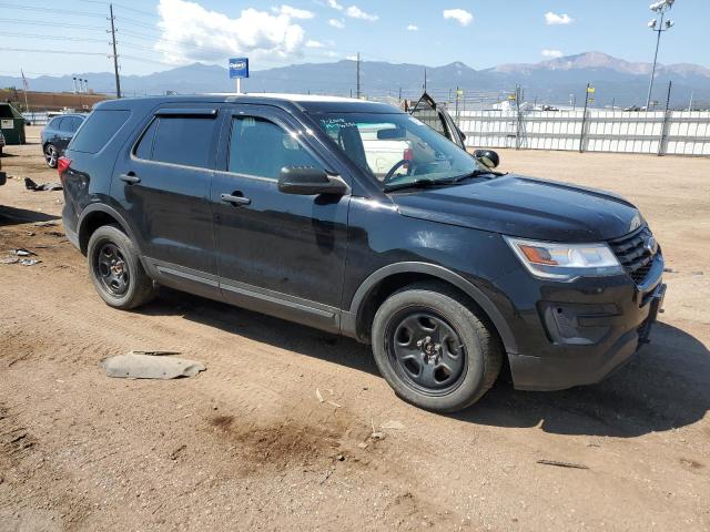 1FM5K8AR7JGB68962 - 2018 FORD EXPLORER POLICE INTERCEPTOR Սև լուսանկար 4