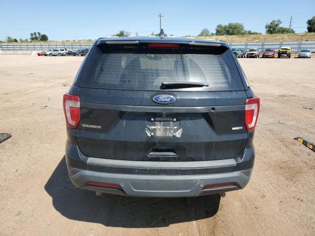 1FM5K8AR7JGB68962 - 2018 FORD EXPLORER POLICE INTERCEPTOR Սև լուսանկար 6