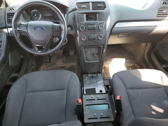 1FM5K8AR7JGB68962 - 2018 FORD EXPLORER POLICE INTERCEPTOR Սև լուսանկար 8