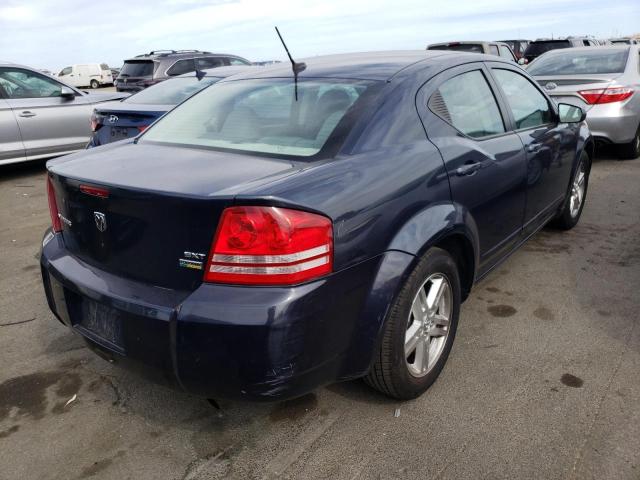 1B3LC56R58N218264 - 2008 DODGE AVENGER SXT BLUE photo 3