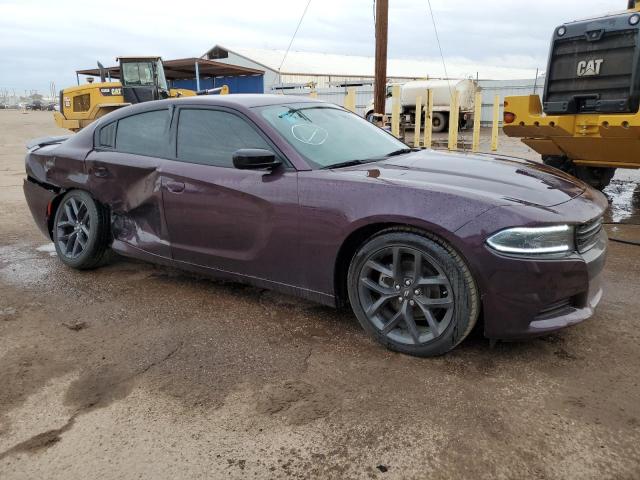 2C3CDXBG2MH632900 - 2021 DODGE CHARGER SXT PURPLE photo 4